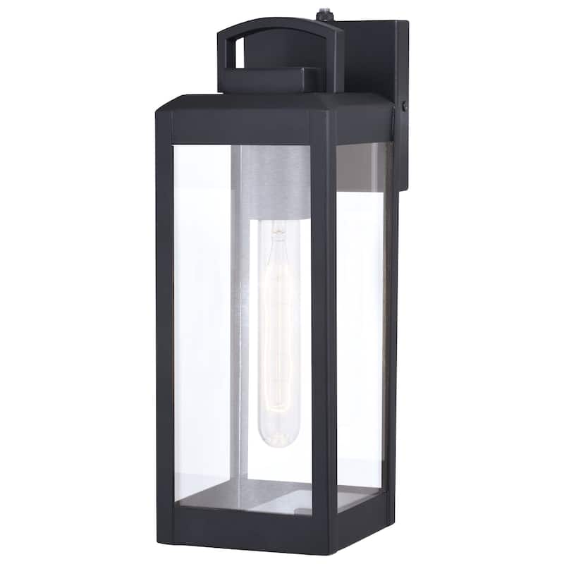 James Allan Avery Single Light 14" Tall Outdoor Wall Sconce - Textured Black
