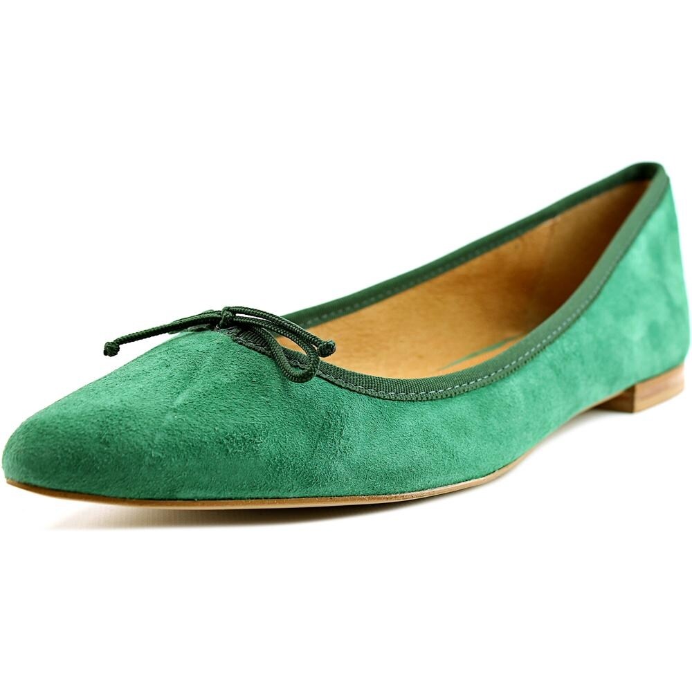 dark green ladies flat shoes