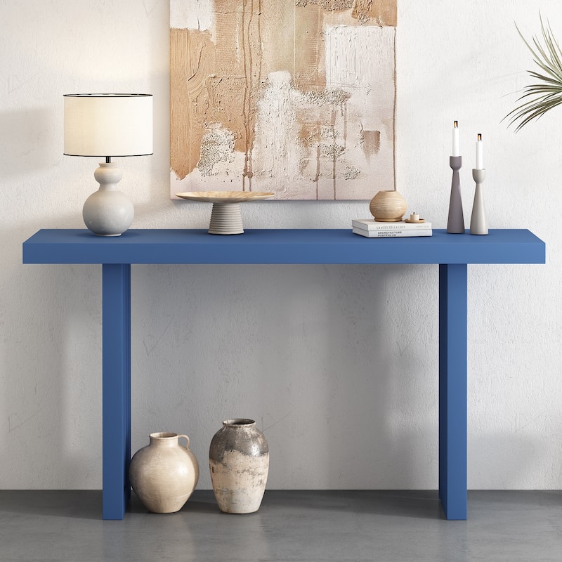 Console Table with Distinctive Side Shapes