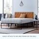 preview thumbnail 15 of 31, Brookside Avery Adjustable Faux Leather Headboard