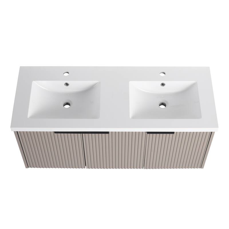 Wall Mounted Bathroom Vanity with Resin Sink