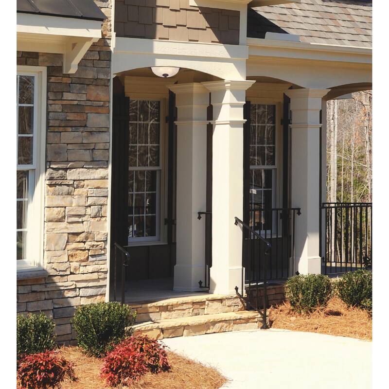 Westinghouse Naveen Two-Light Exterior Flush-Mount, Oil Rubbed Bronze Finish on Steel with White Alabaster Glass - 11-Inch