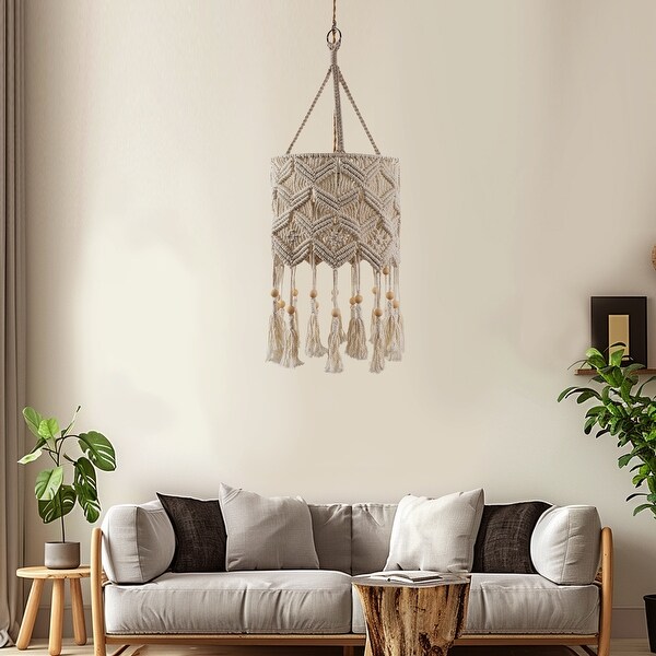Macrame chandelier anthropologie outlet