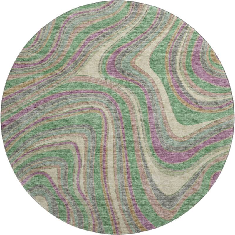 Premium Washable Super Soft Modern Waves Mayfield Rug