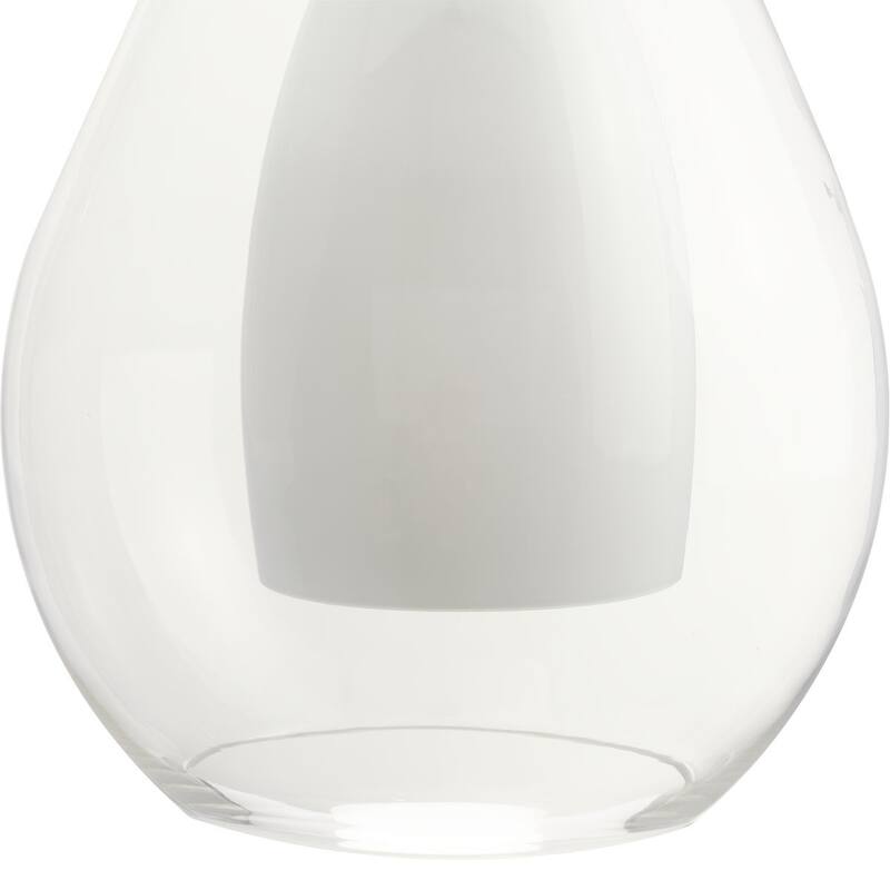 Carillon Collection One-Light Brushed Nickel Large Contemporary Pendant - 15 in x 15 in x 20.75 in