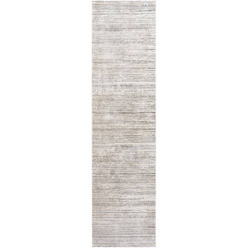 Artistic Weavers Tranquil Modern Grey and Taupe Area Rug - 2'7" x 12' Runner