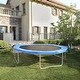 preview thumbnail 9 of 9, 8 Feet Blue Round Trampoline Safety Pad Perfect for Every-Days Use