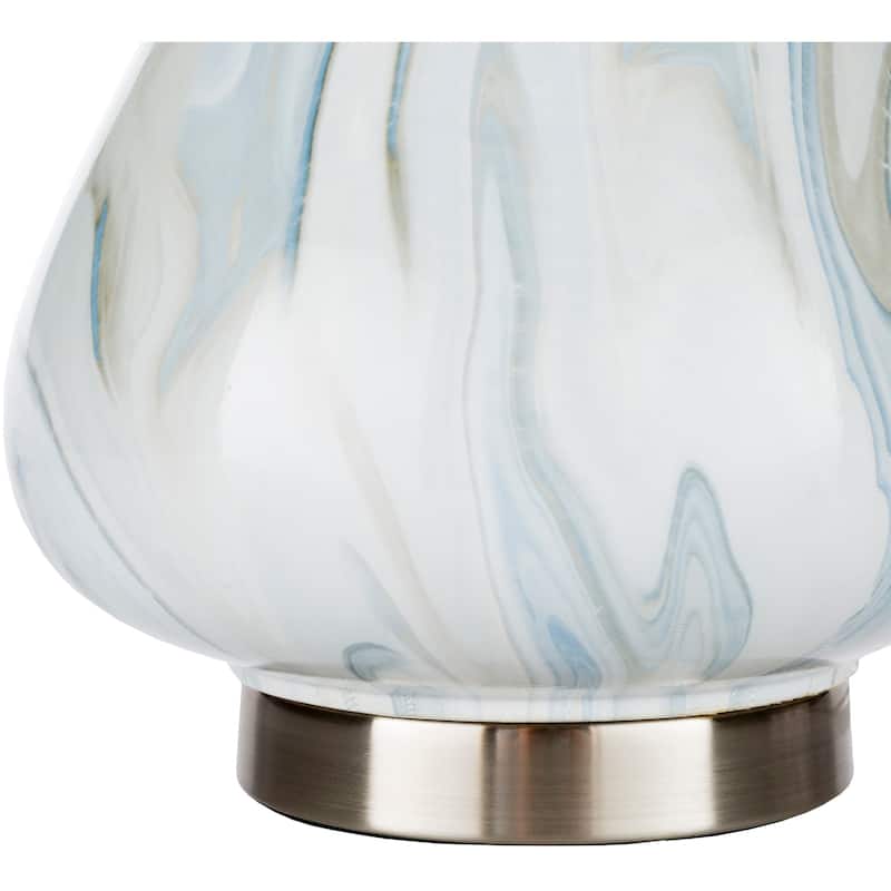 Bremhill White Transitional Table Lamp