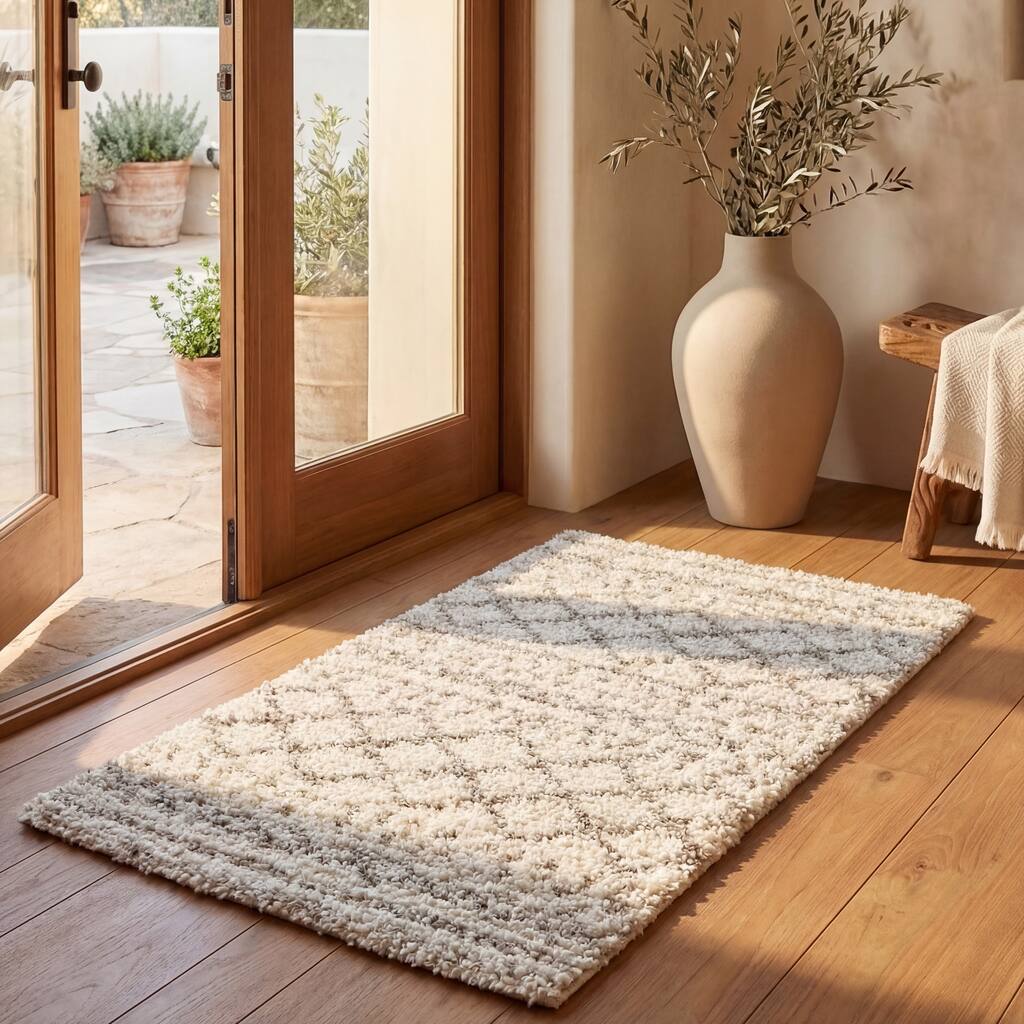 SAFAVIEH Arizona Lotta Shag Moroccan Boho 1.6-inch Rug