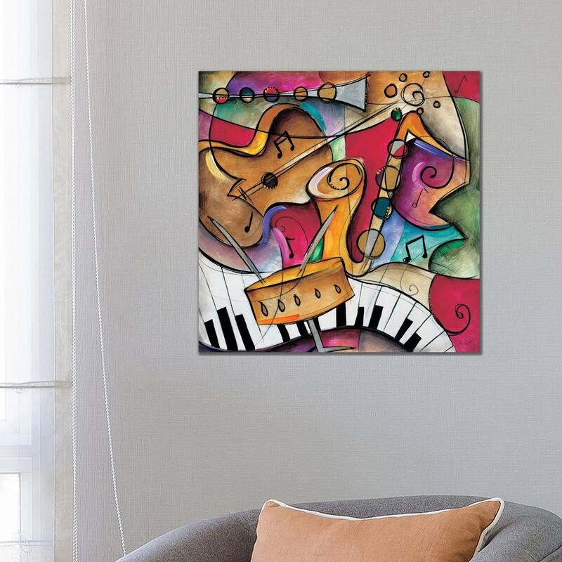 iCanvas "Jazz It Up II" by Eric Waugh Canvas Print - 26x26x1.5