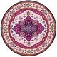 preview thumbnail 25 of 40, SAFAVIEH Handmade Bellagio Georgina Modern Oriental Wool Rug 5' Round - Ivory/Pink - Round