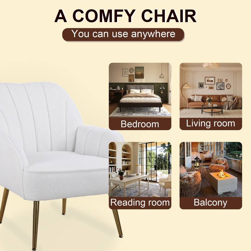 Suellyn 25.2-inch Wide Armrest Modern Chair