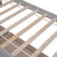 preview thumbnail 11 of 15, Twin Bed with 2 Drawers Solid Wood No Box Spring Needed Grey Platform Bed