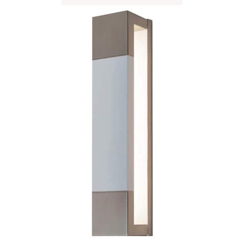 Strick & Bolton Powers Satin Nickel/ White LED Wall Sconce