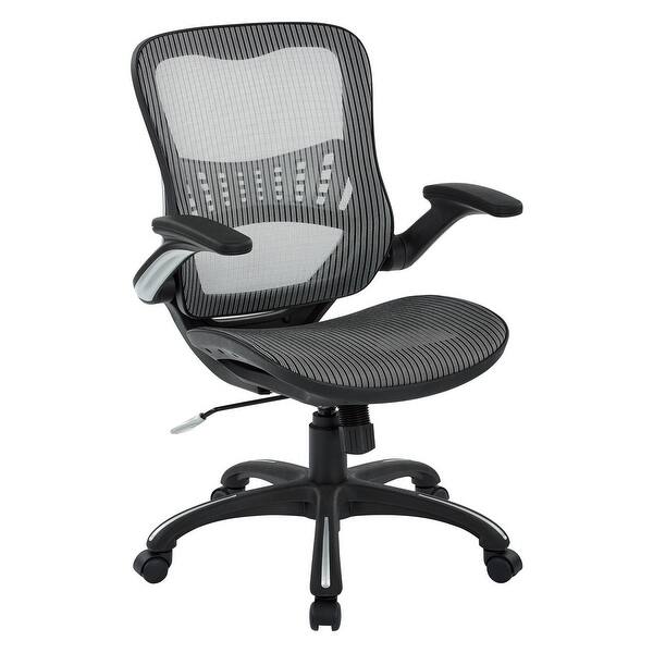 Office Star Mesh Seat And Back Manager Chair On Mesh Seat And Back Manager Chair