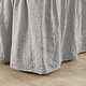 preview thumbnail 20 of 23, Lush Decor Ruched Ruffle Elastic Easy Wrap Around Bedskirt