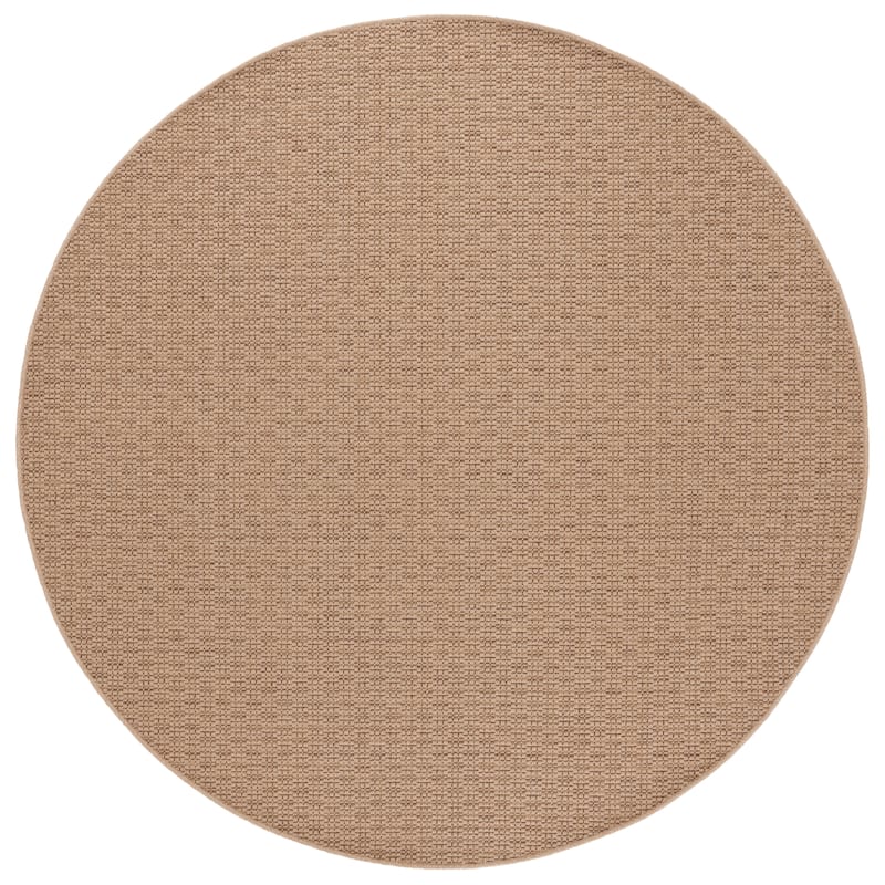 SAFAVIEH Atrium Annalis Stavrula Casual Rug - 6'7" Round - Beige