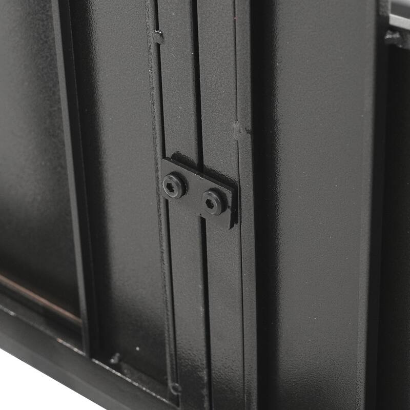 Extra Large Heavy Duty Dog Crate, Steel Escape Proof Kennel for Large Dogs, Double Door Impact Dog Crates with Removable Tray