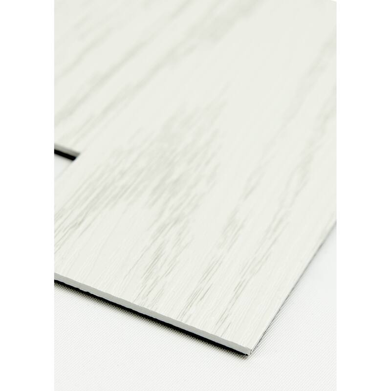 Faux Wood Whitewash Peel and Stick Wall Tiles