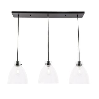 Elegant Lighting Frey 3 Light 43" Wide Linear Pendant