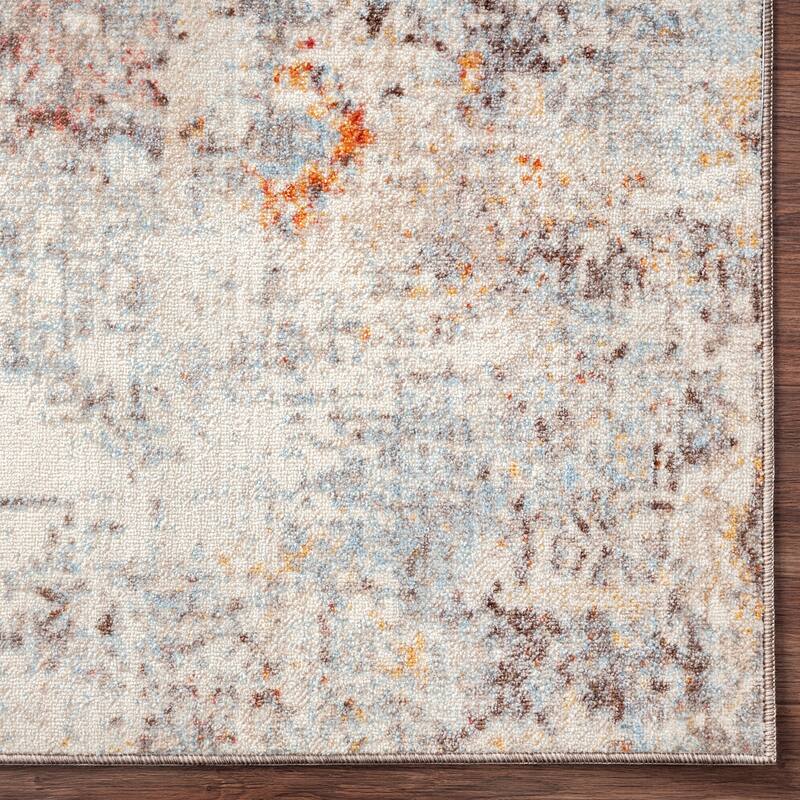 Sky/Vintage Earth Transitional Area Rug