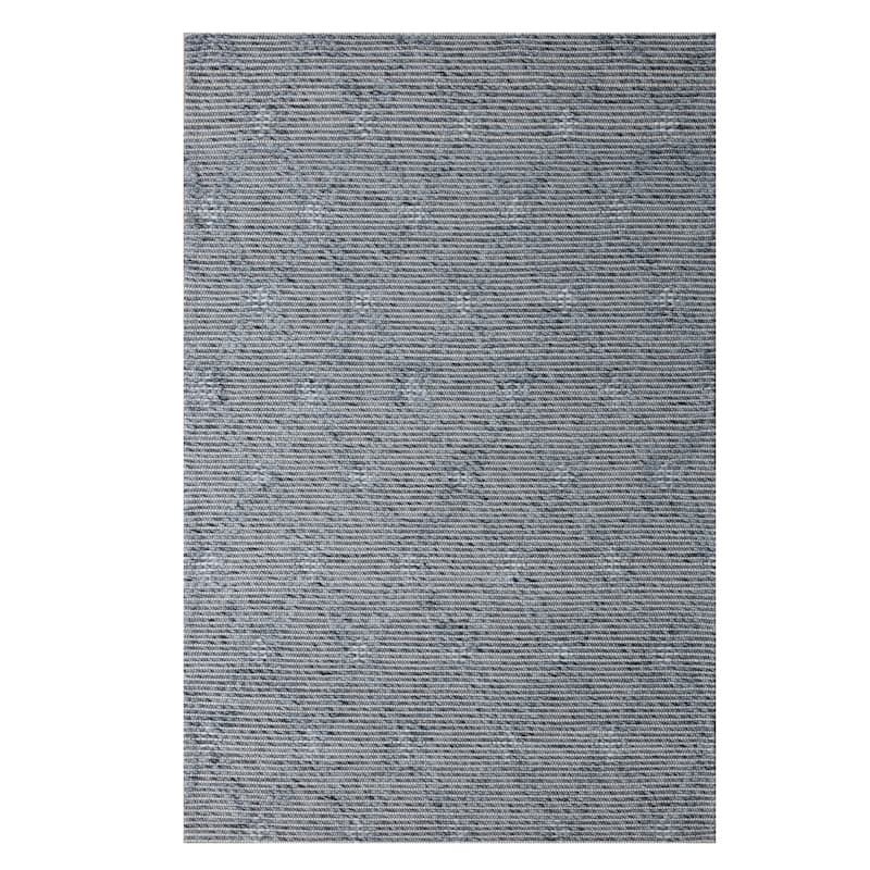 Sevita Transitional Diamond Wool Indoor Area Rug, 5' x 7'9" - 7'9" x 9'9" - Blue/Ivory
