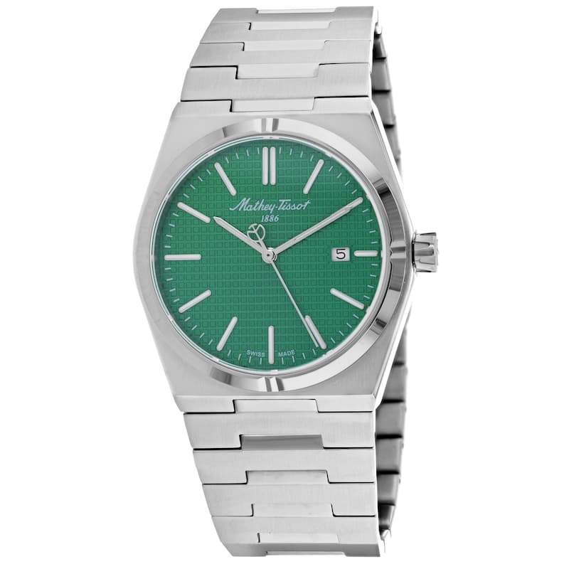 Mathey Tissot Men's Zoltan Green Dial Watch - H117AV - One Size