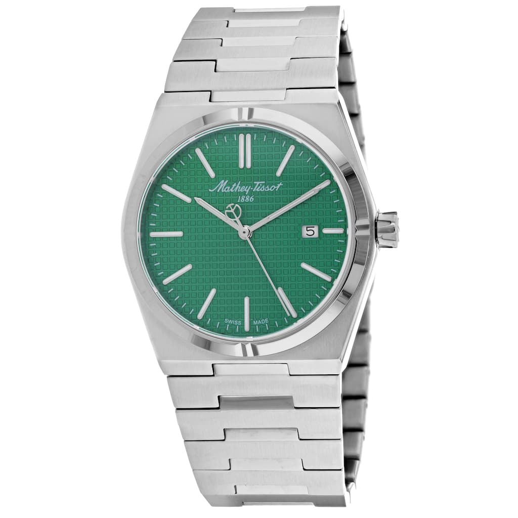 Mathey Tissot Men's Zoltan Green Dial Watch - H117AV - One Size