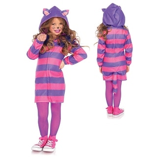 Shop Girls Cozy Cheshire Cat Halloween Costume Overstock 14671128
