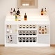 preview thumbnail 1 of 13, Buffet Sideboard Bar Wine Cabinet Wine and Glass Racks