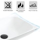 preview thumbnail 45 of 77, Eclife Artistic Vessel Sinks for Bathroom Vanity Tempered Glass Ceramic Basin