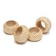 preview thumbnail 1 of 8, Caravan Eclipse Napkin Ring - Set of 4 - Whitewash - 2.5 x 2.5 Set of 4