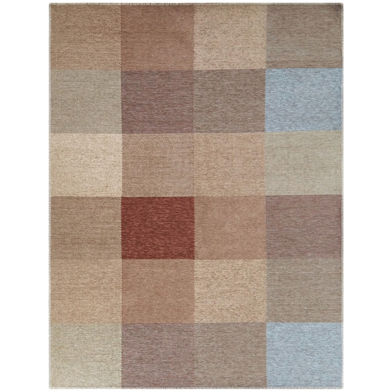Davies Color Block Indoor/Outdoor Area Rug