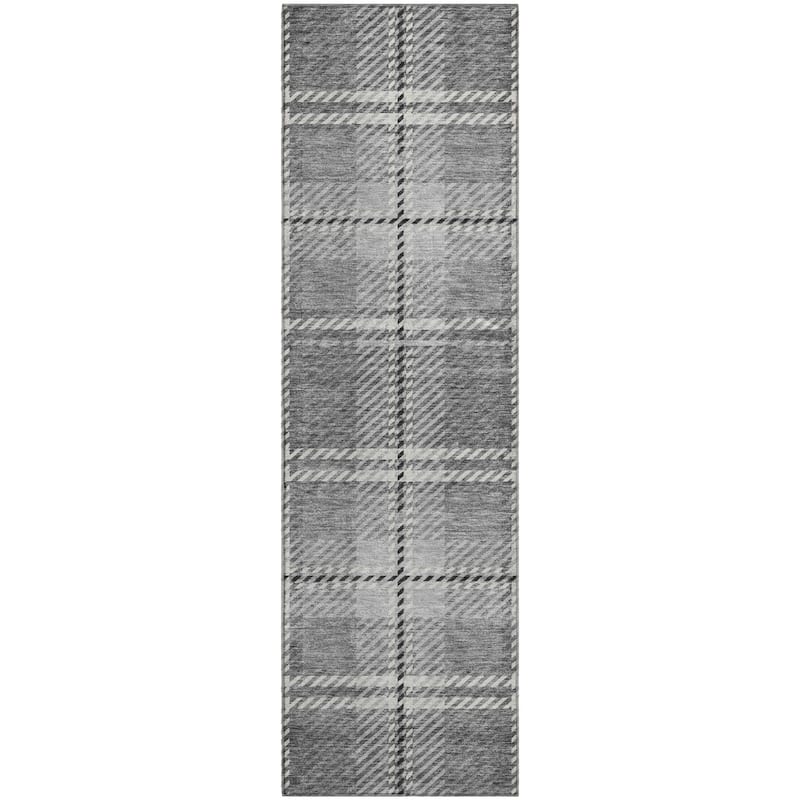Premium Washable Super Soft Plaid Mayfield Rug