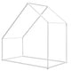 preview thumbnail 9 of 22, Twin Metal House Bed with Low Platform Design White
