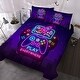 preview thumbnail 2 of 9, 3 Pieces Trippy Neon Gamepad Duvet Cover Set Twin For Gamer Soft Bedding Set