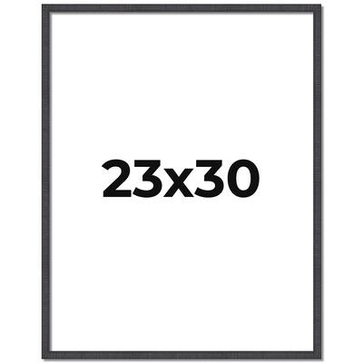 23x30 Frame Brown Solid Wood Picture Frame - Complete Modern Photo