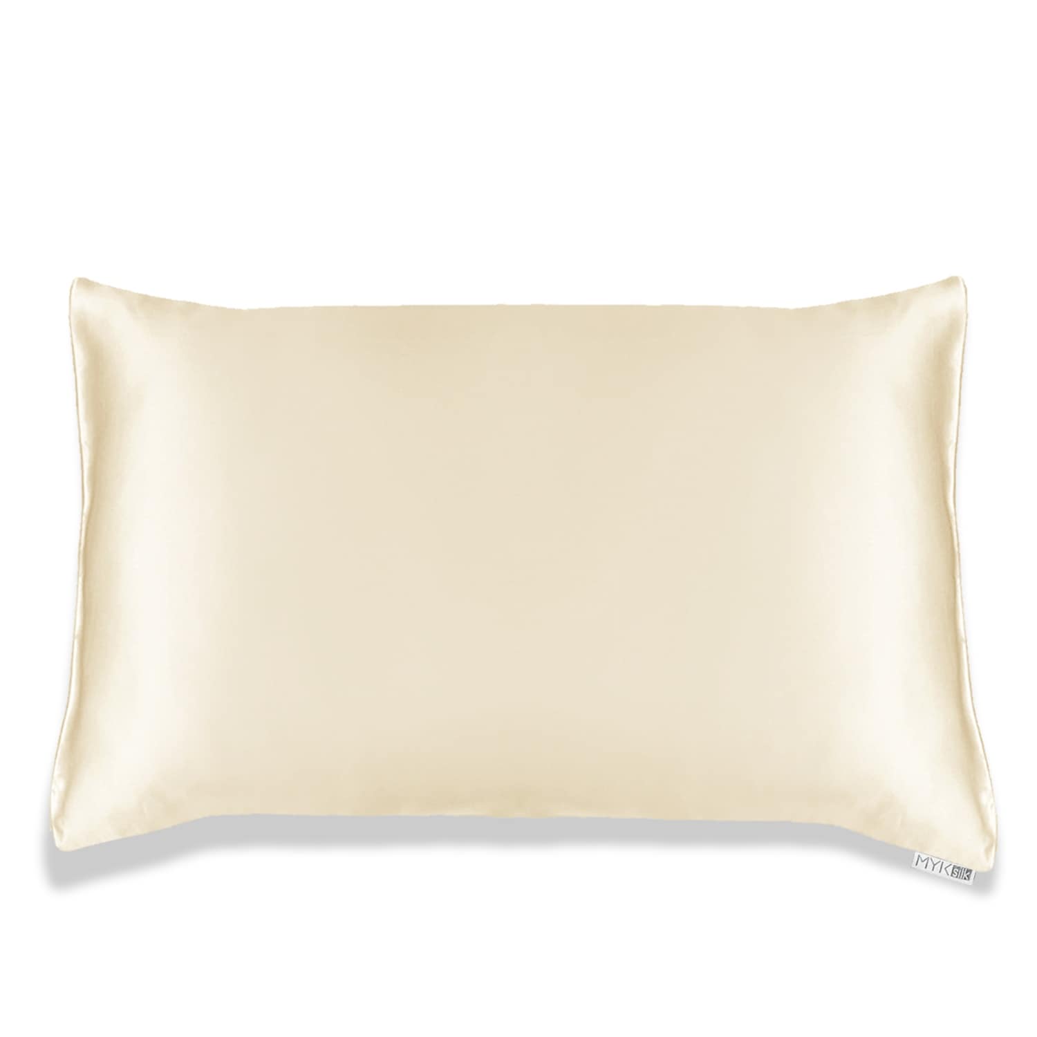 MYK Silk Natural Pillowcase with Cotton Underside