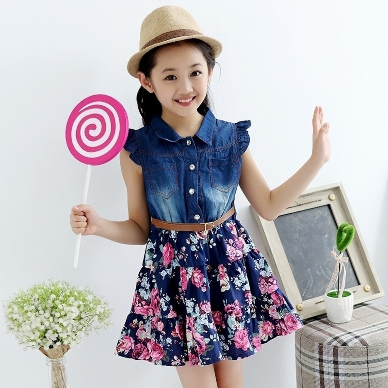 girls dresses jeans