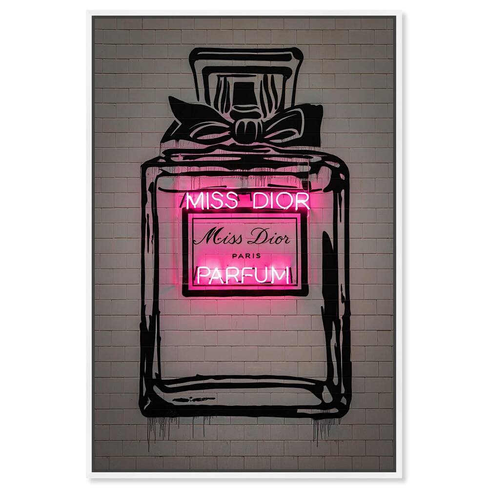 Miss Neon Dream Canvas by Art Remedy