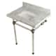 Option Carrara Marble / Polished Nickel
