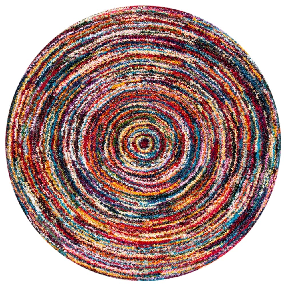 SAFAVIEH Fiesta Shag Karima Abstract Rug