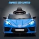 preview thumbnail 30 of 44, 12V Kids Ride on Car Licensed Corvette Battery Powered Car Toddles Electric Sports Car Toy