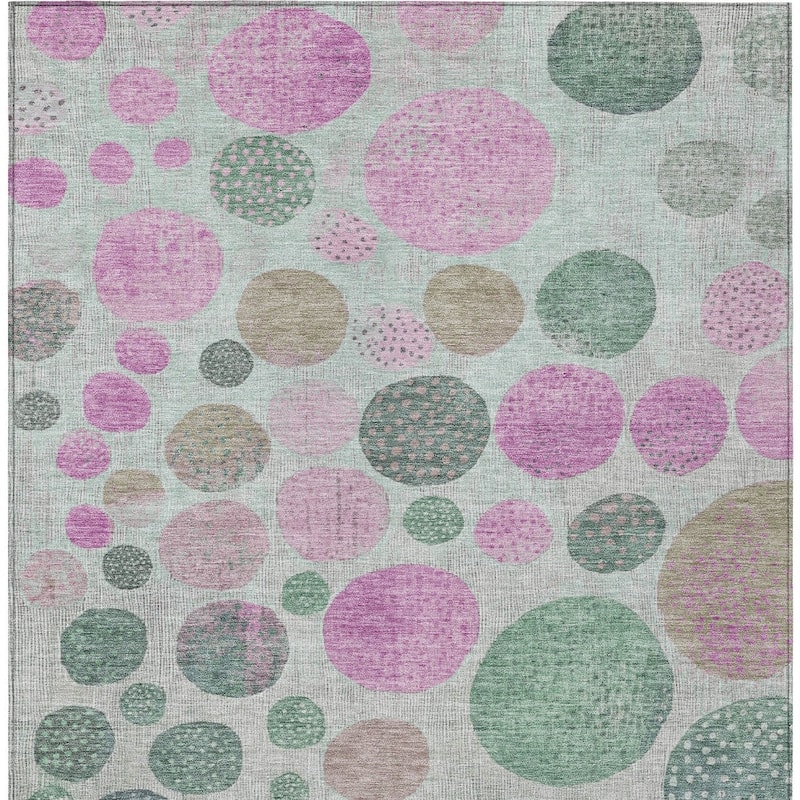 HomeRoots Geometric Transitional Rectangle Outdoor Rug