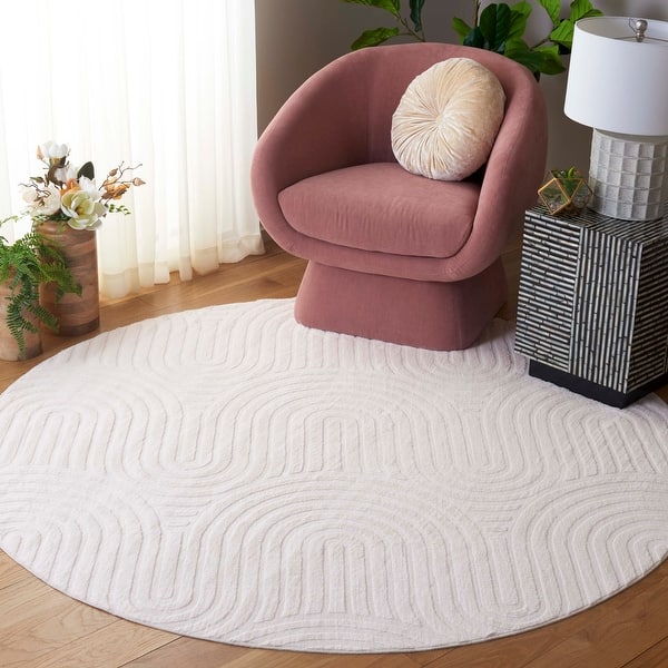 slide 2 of 10, SAFAVIEH Faux Rabbit Fur Anastasika Shag Rug