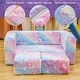 preview thumbnail 22 of 30, Grondin Kids Modular Loveseat with Ottoman, Convertible Sofa Bed with Sherpa Upholstered and Density Sponge Padding