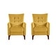 preview thumbnail 6 of 39, Aurora Modern Manual Recliner Set of 2 with Solid Wooden Legs