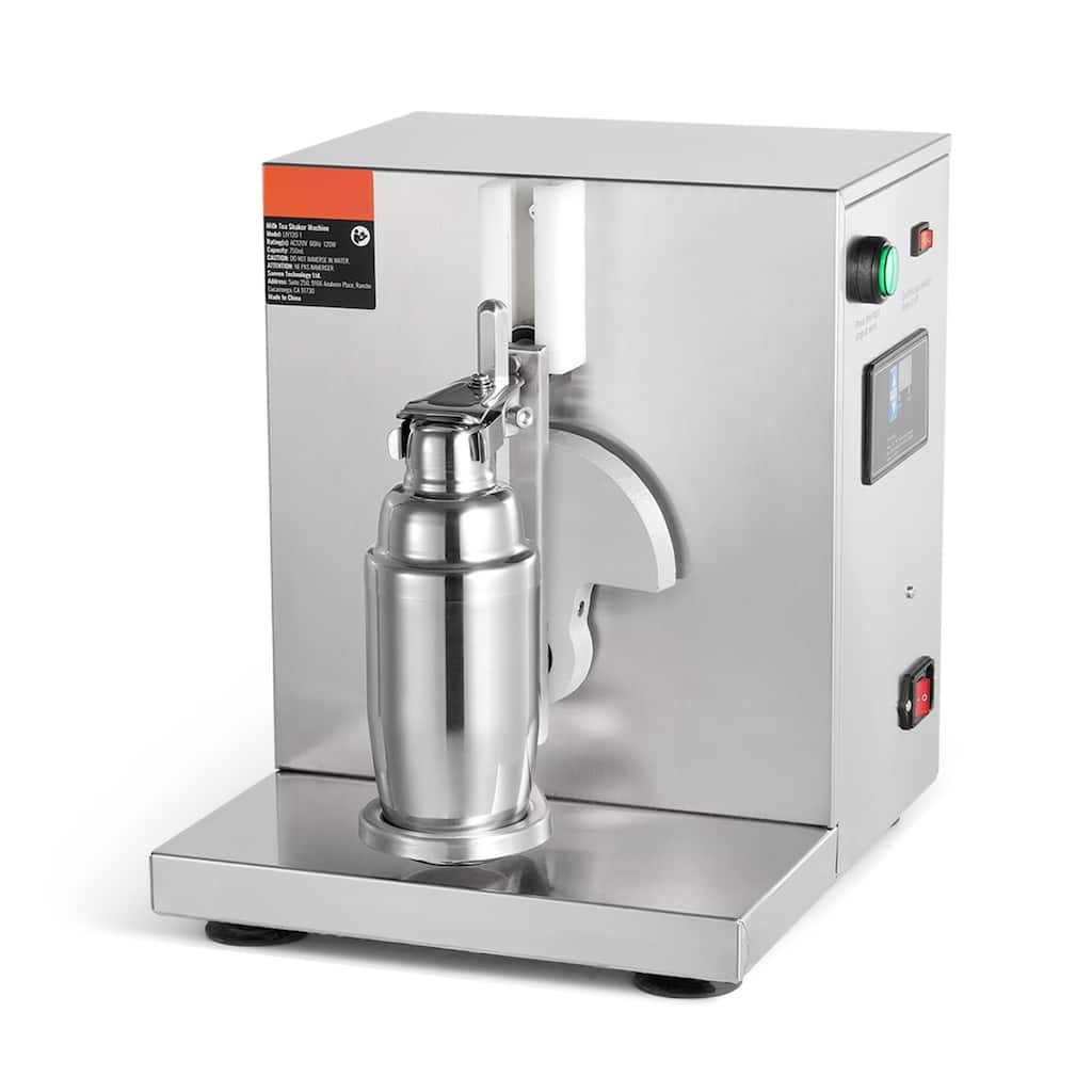 UIMOSO Milkshake Maker Machine, 120W Commercial Milk Tea Shaker Machine, Single Head Milk Shake Mixer Machine