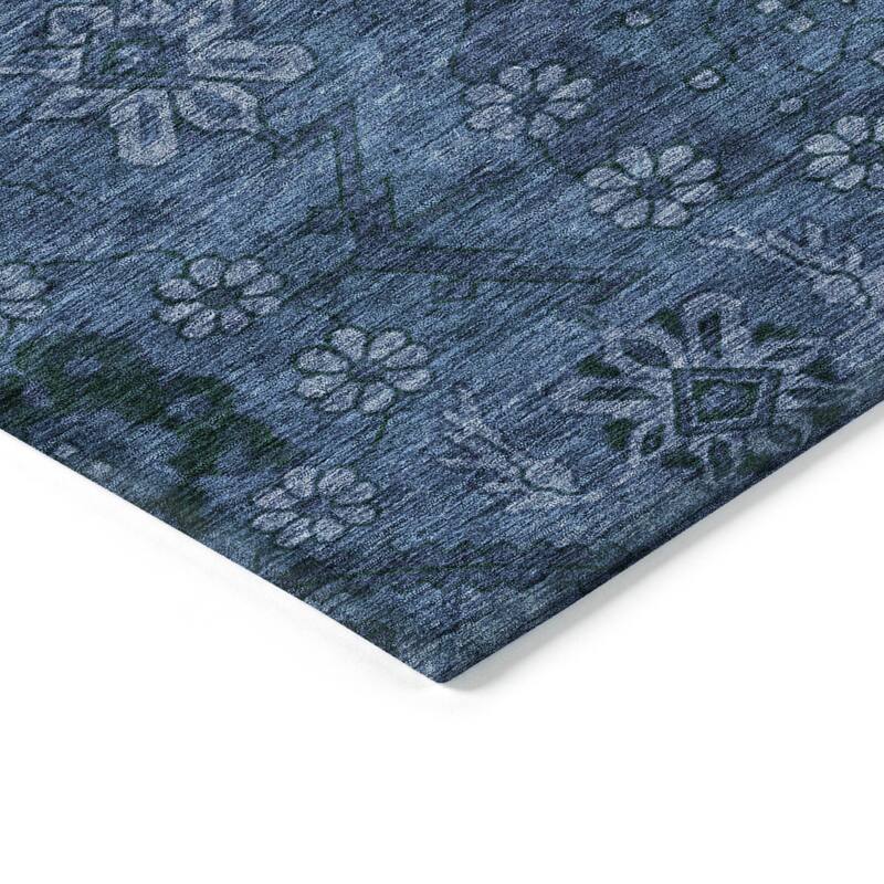 Machine Washable Indoor/ Outdoor Chantille Boho Global Rug