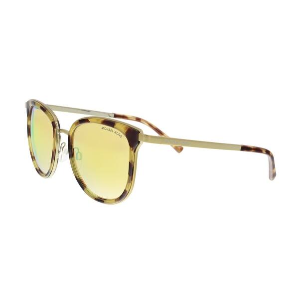 Shop Michael Kors Mk1010 1197j Tortoise Gold Cat Eye Sunglasses